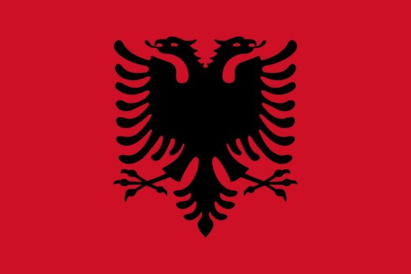 Государственный Флаг Албании символ