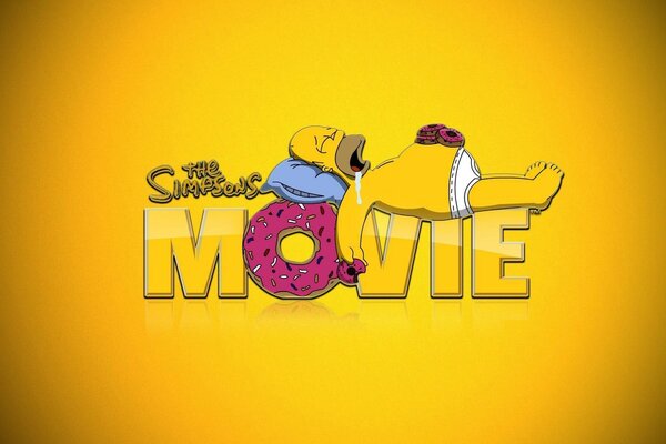 Simpsons. Искусство. Мультфильм. Вектор