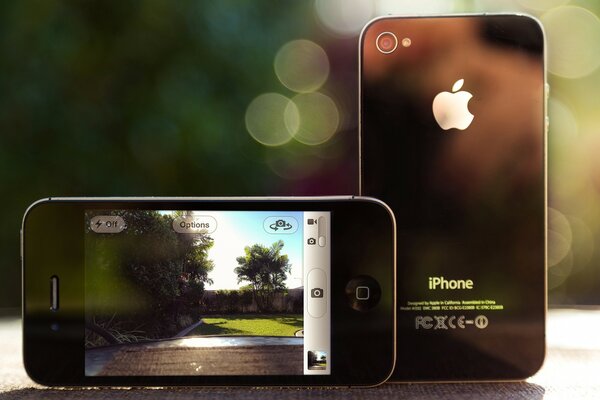 Съёмка пейзажа с телефона apple