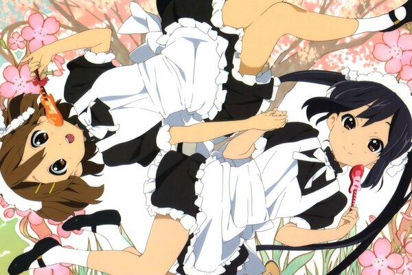Аниме. Иллюстрация. K-on. Персонажи