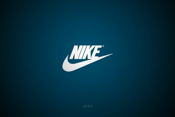 Темная надпись на рабочий стол логотип Nike