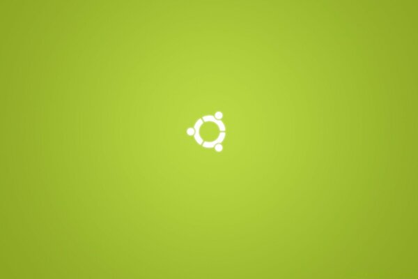 Linux лого на зеленом фоне