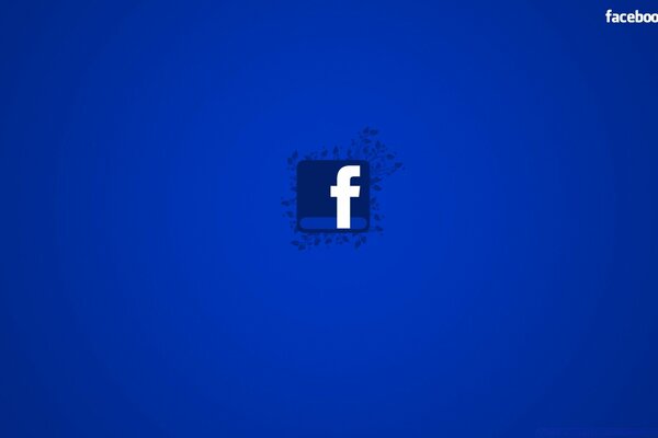 Заставка web сайта Facebook