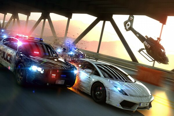 Транспортная система гонки need for speed