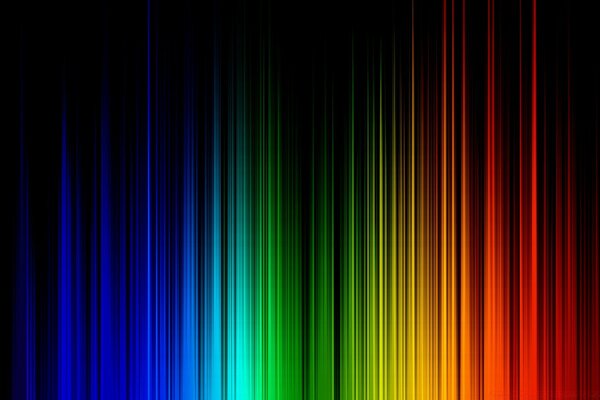 Обои для рабочего столп радуга цвета
