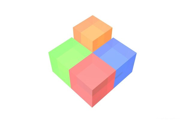 Просвечивающиеся Фигуры из тетрис